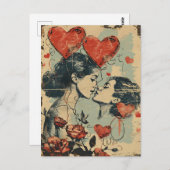 LGBTQ Valentinstag Postkarte (Vorne/Hinten)