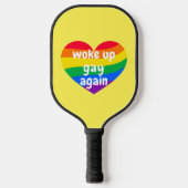 LGBTQ Weckte wieder Gay Pickleball Schläger (Vorderseite)