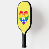LGBTQ Weckte wieder Gay Pickleball Schläger (Links)