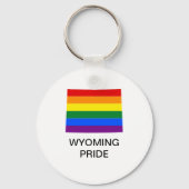 LGBTQ Wyoming Pride Schlüsselanhänger (Vorderseite)