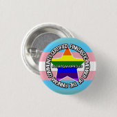 (LGBTQ) zertifiziertes FinnFam-Abzeichen Button (Vorne & Hinten)