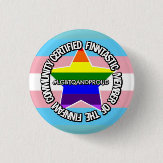(LGBTQ) zertifiziertes FinnFam-Abzeichen Button