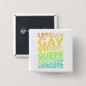 LGBTQA BUTTON (Vorne & Hinten)