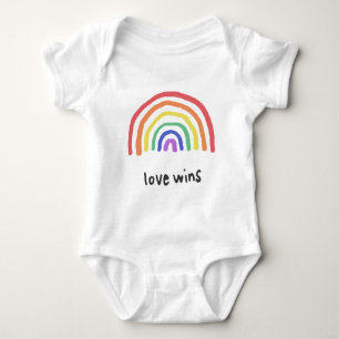 LGBTQA+ PRIDE [Liebe gewinnt] Baby Strampler