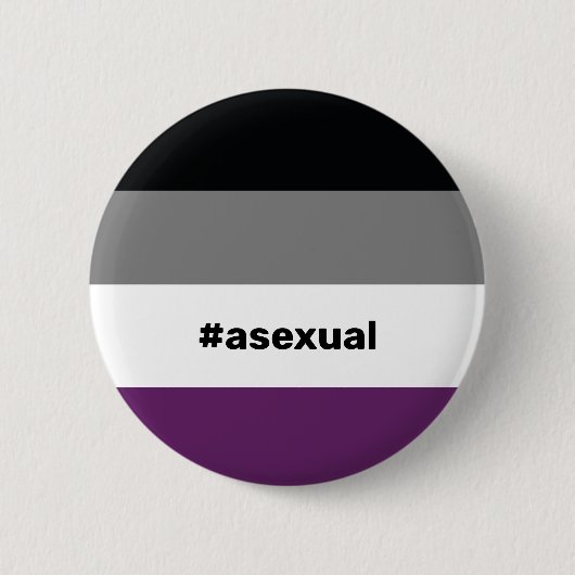LGBTQI+ Asexual-Prix-Flag Button (Vorderseite)