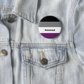 LGBTQI+ Asexual-Prix-Flag Button (Beispiel)