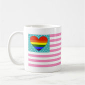 LGBTQI-Banner Kaffeetasse (Links)