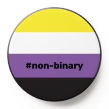 LGBTQI+ Flag für nicht binäre Pride