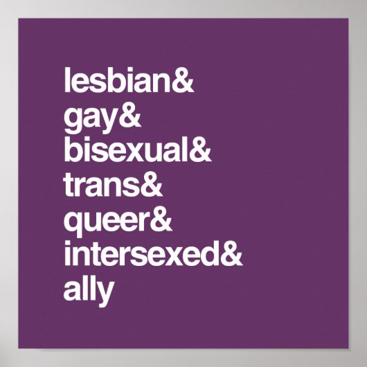 LGBTQI LIST POSTER (Vorne)