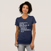 LGBTQI-LISTE T-Shirt (Vorne ganz)