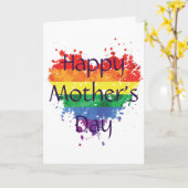 LGBTQI Muttertagskarte Karte (Gelbe Blume)