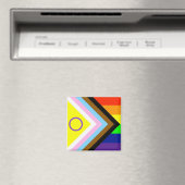 LGBTQI PRIDE FLAG TOTE BAG MAGNET (In Situ (Geschirrspüler))