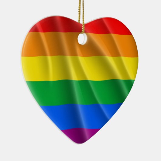 LGBTQI PRIDE KERAMIKORNAMENT (Rechts)