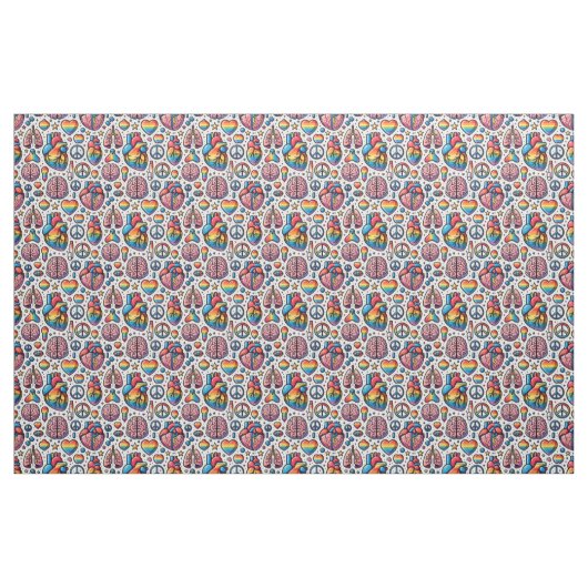 LGBTQI STOFF (Fat Quarter (45,7 x 55,9 cm))