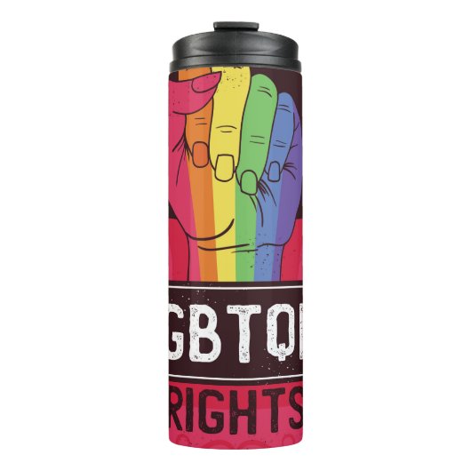 Lgbtqi Thermosbecher (Vorderseite)