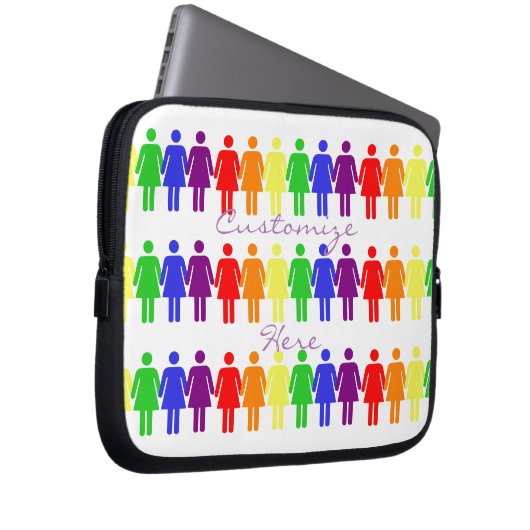 LGBTQIA 2017 der Rechte der Frauen Laptopschutzhülle (Vorne Rechts)