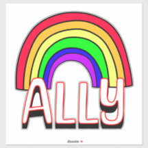 LGBTQIA+ Allegie | Niedlicher Rainbow Support Prix