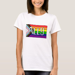 LGBTQIA+ Allegie | Regenbogenflagge T-Shirt