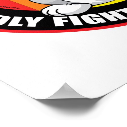 LGBTQIA Ally Cat Poster (Ecke)