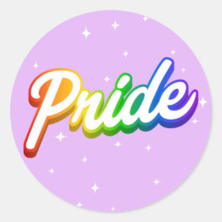 LGBTQIA+-Aufkleber Runder Aufkleber