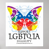 LGBTQIA Butterfly Poster (Vorne)