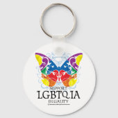 LGBTQIA Butterfly Schlüsselanhänger (Vorderseite)