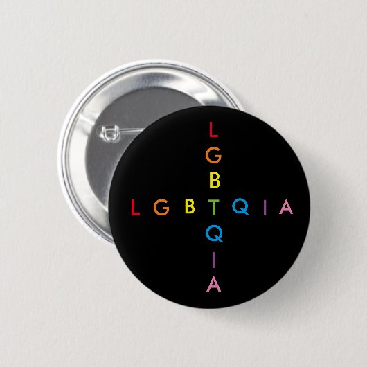 LGBTQIA BUTTON (Vorne & Hinten)