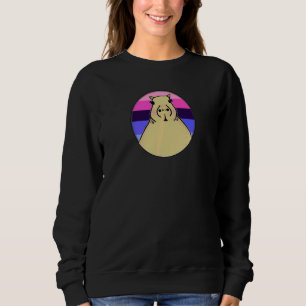 Lgbtqia+ Capybara im Regenbogen der Omnisexuellen  Sweatshirt