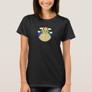 Lgbtqia+ Capybara in Straight-Ally-Stolzregenbogen T-Shirt