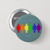 LGBTQIA der Frauen das im März 2017 Button (Vorne & Hinten)