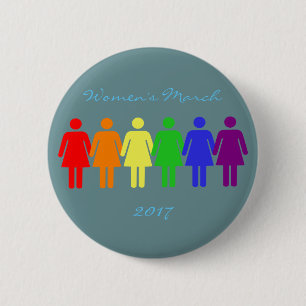 LGBTQIA der Frauen das im März 2017 Button