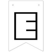 LGBTQIA-Farbblock für Regenbogen Wimpelkette (Zweite Fahne)