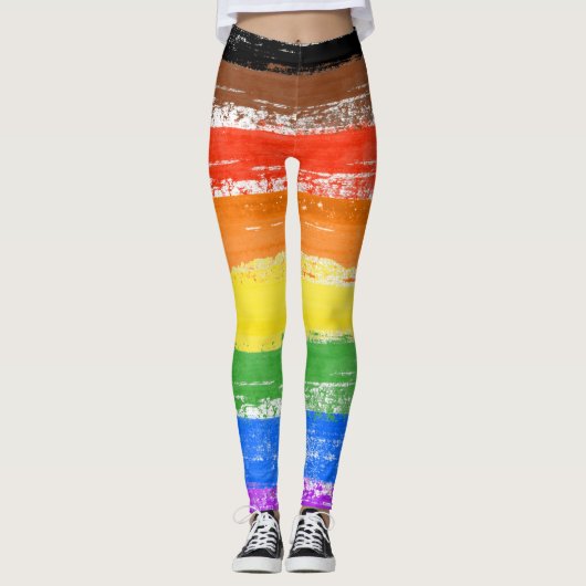 LGBTQIA+-Farbton Leggings (Vorderseite)