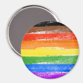 LGBTQIA+-Farbton Magnet (Vorderseite/Rückseite)