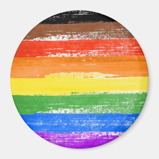 LGBTQIA+-Farbton Magnet (Vorne)