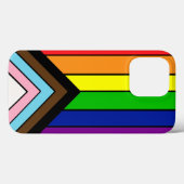 LGBTQIA+-Flag Case-Mate iPhone Hülle (Rückseite (Horizontal))