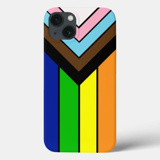 LGBTQIA+-Flag Case-Mate iPhone Hülle (Rückseite)
