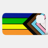 LGBTQIA+-Flag Case-Mate iPhone Hülle (Rückseite (Horizontal))