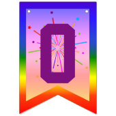 LGBTQIA - Gay Pride | Coming Out Party Wimpelkette (Zweite Fahne)