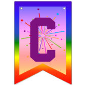 LGBTQIA - Gay Pride | Coming Out Party Wimpelkette (Erste Fahne)