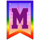 LGBTQIA - Gay Pride | Coming Out Party Wimpelkette (Dritte Fahne)