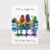 LGBTQIA+ | Ich kenne die Welt Beängstigend Karte (Vorderseite)