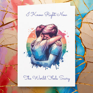 LGBTQIA+   Ich kenne die Welt Beängstigend Karte