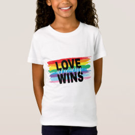LGBTQIA-Liebe gewinnt immer Rainbow Pride T - Shir T-Shirt
