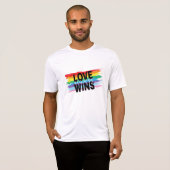 LGBTQIA-Liebe gewinnt immer Rainbow Prix Cool T-Shirt (Vorne ganz)