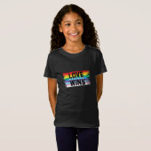 LGBTQIA-Liebe gewinnt immer Rainbow Prix Cool T-Shirt (Vorne ganz)