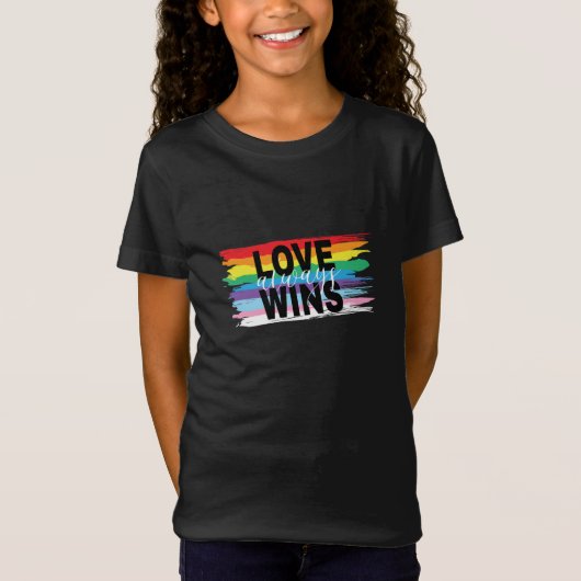 LGBTQIA-Liebe gewinnt immer Rainbow Prix Cool T-Shirt (Vorderseite)