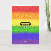 LGBTQIA+ Liebe ist Liebe Pride (Rainbow) mit Ollie Karte (Rückseite)