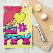 LGBTQIA+ LIEBE IST LIEBE. Sei glücklich Geschirrtuch (Viertel Falte)