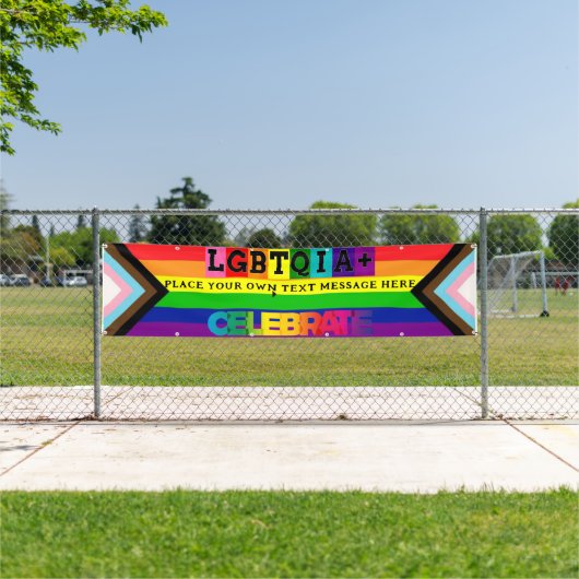 LGBTQIA+ PERSONALISIERTER GAY PRIDE BANNER (Insitu)